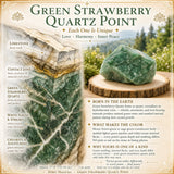 Pointe Quartz Fraise Verte