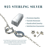 Moonstone & Silver Star Stud Earrings