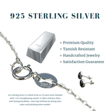 Classic Black Onyx Silver Stud Earrings