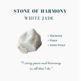 White Howlite & Crystal  Zen Companion Set