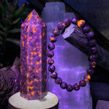Yooperlite - The Stone the Glows + Combo σετ βραχιολιών Mala 👉 Έκπτωση 70%