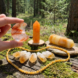 Afghanistan Jade & Radiant Joy Crystals Energy Set