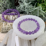 Mala Amethyst Bracelet With Velvet Pouch