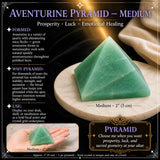 Aventurine Pyramid - Μεσαίο