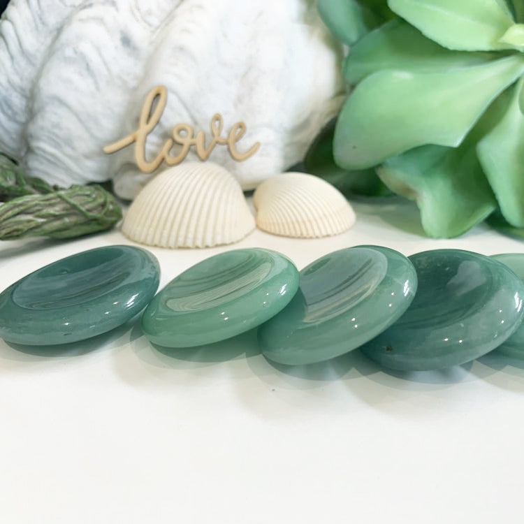 Aventurine Worry Stone - worrystone