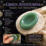 60% DE DESCUENTO VENTA DE 1 DÍA - Protect from Stress" Worry Stone Set de 15 + bolsa de terciopelo