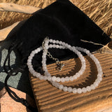 Spirit of Clarity – Crystal Totem Set - Quartz & White Jade