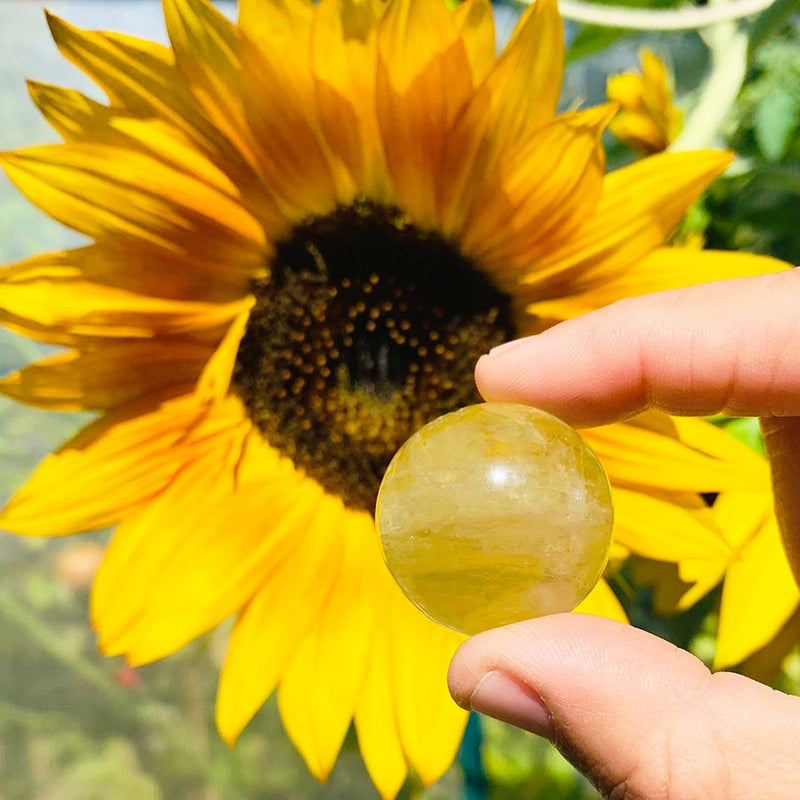 Citrine Mini-Sphere - sphere