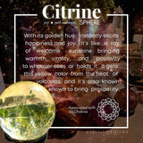 Citrine Mini-Sphere - sphere