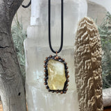 Citrine Soldered Pendant