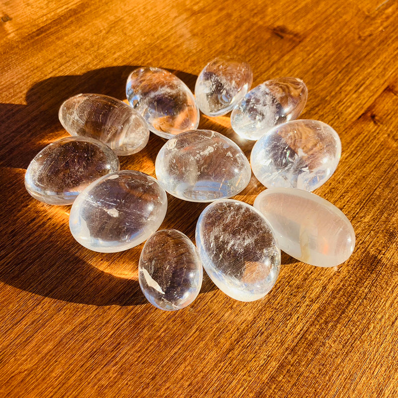 Clear Quartz Tumbled Ellipse