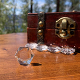 FREE GIVEAWAY! Clear Quartz Sacred Geometry Faceted Crystal