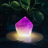 Crystal Mood Light (Amethyst Freeform Point) - wand