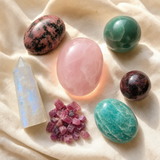 Total Love Summoning — Rose Quartz Palmstone kit composite