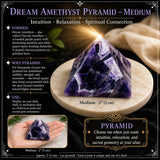 Dream Amethyst Pyramid - Μεσαίο