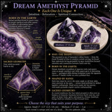 Dream Amethyst Pyramid - Μεσαίο