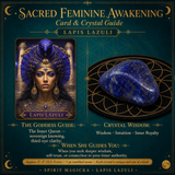 🌙 Sacred Feminine Awakening Oracle Deck & 13 Crystal Companion Set