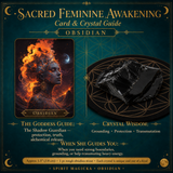 🌙 Sacred Feminine Awakening Oracle Deck & 13 Crystal Companion Set