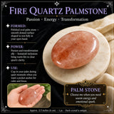 Oferta relámpago de 1 día de piedra de palma de cuarzo de fuego de $8