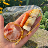 Afghanistan Jade & Radiant Joy Crystals Energy Set