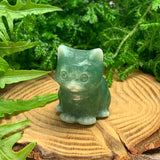 FREE GIFT! 3-Piece Green Quartz Animal Carving Bundle
