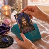 🌙 Sacred Feminine Awakening Oracle Deck & 13 Crystal Companion Set