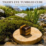 Cubo Tumbled Ojo de Tigre