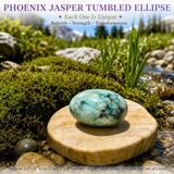 Garnierite Tumbled Ellipse