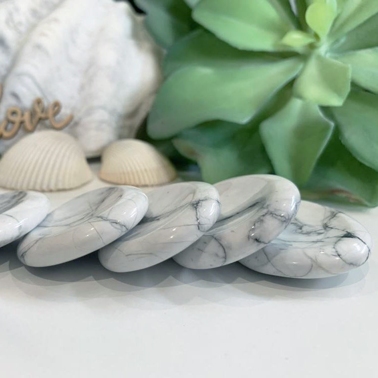 Howlite Worry Stone - worrystone