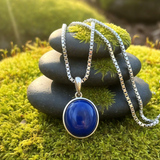 60% SAVING Lapis Lazuli Necklace - Mala - Point - Celestial Wisdom Set