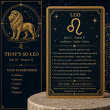 ♌ Lion - 23 juillet - 21 août - Ensemble Zodiac Crystal Fusion avec pochette