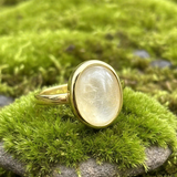 Ogrlica z obeskom iz bakrene žice Z ARRON DESIGN Serenity Moonstone