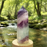 Multicolor Fluorite Mini Crystal Point
