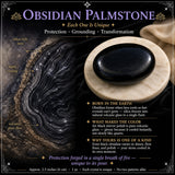 Piedra de palma de obsidiana