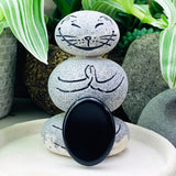 Obsidian Worry Stone - worrystone