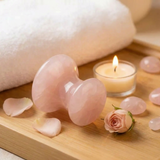 5 PC Rose Quartz Massage Beauty Set - Ultimate Self-Care Collection
