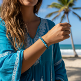 40% SAVING Larimar Necklace & Apatite Mala & Point Sacred Serenity Set