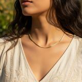 Gold Plated Box Chain Necklace