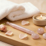 5 PC Rose Quartz Massage Beauty Set - Ultimate Self-Care Collection