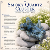 Grappe de quartz fumé