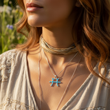 ♓ Pisces Opal Zodiac Necklace – February 19 to March 20