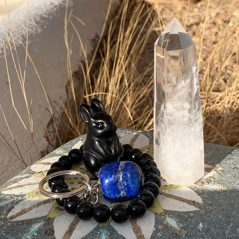 The Wisdom Keeper – Quartz Crystal Totem Set