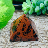 Red Obsidian Pyramid - Small - pyramids