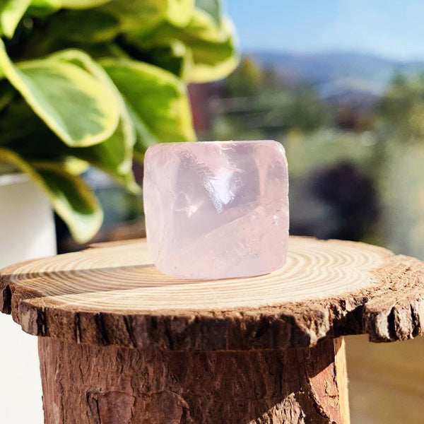 Rose Quartz Tumbled Stone Set of 12 - tumbledstone