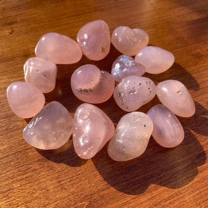 Rose Chalcedony Tumbled Stone