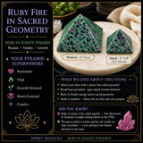 Ruby in Zoisite Pyramid - Medium