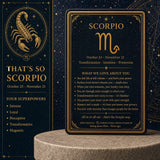 ♏ Scorpion - 23 octobre - 21 novembre - Ensemble Zodiac Crystal Fusion avec pochette