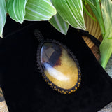 Septarian Macramé Pendant Necklace - Limited Quantities