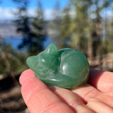 Crystal Animal Spirit Totems: Green Quartz Sleeping