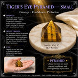 Tiger's Eye Pyramid - Medium